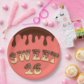 甘い16 ペーパープレート (パーティー)