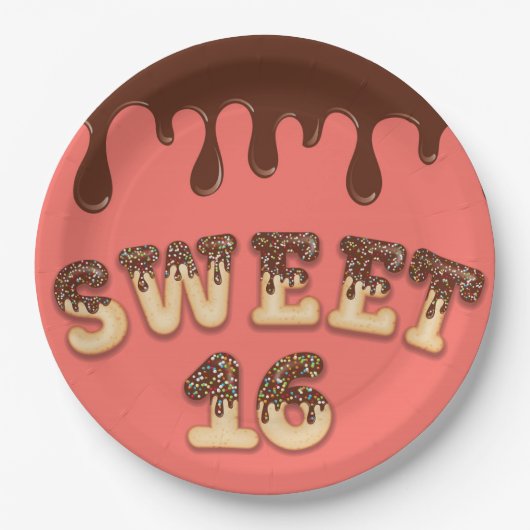 甘い16 ペーパープレート (正面)