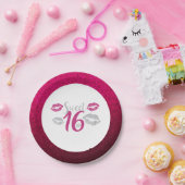 甘い16 ペーパープレート (パーティー)