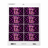 甘い16 ラベル (フルシート)