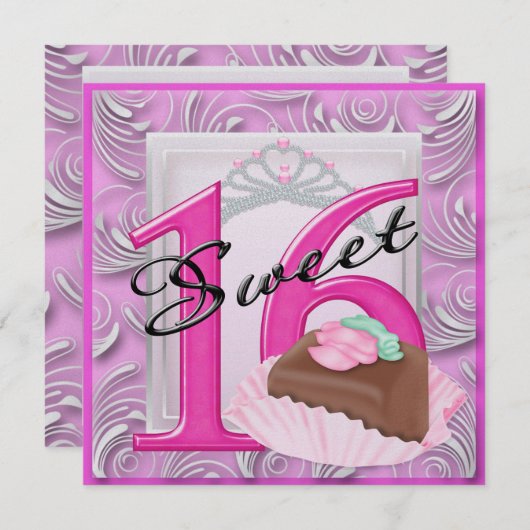 甘い16 招待状 (正面/裏面)