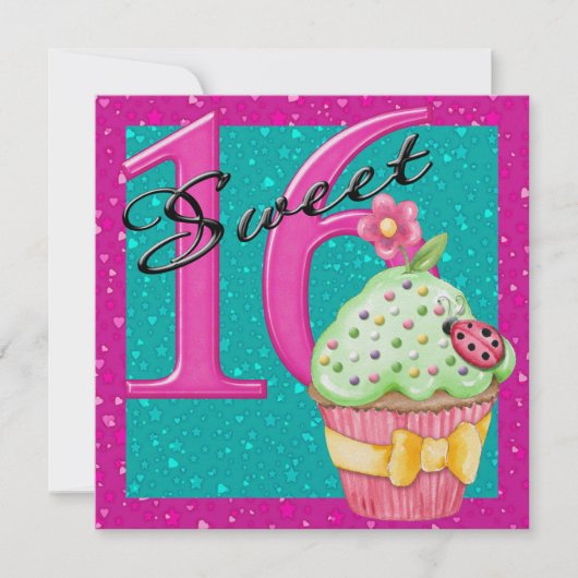 甘い16 招待状 (正面)