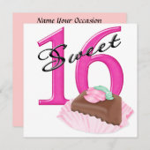 甘い16 招待状 (正面/裏面)
