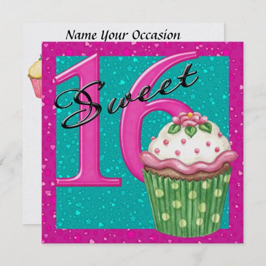 甘い16 招待状 (正面/裏面)