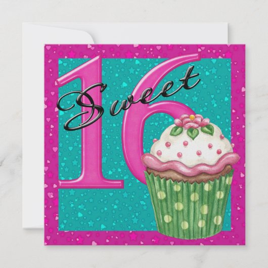 甘い16 招待状 (正面)