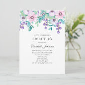 甘い16.紫とピンクの花。16歳 招待状 (スタンド正面)