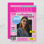 甘い16 |雑誌 招待状 (正面/裏面)