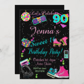 甘い16、80年代の招待状、80年代に戻る。 招待状 (正面/裏面)