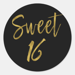甘い16 Sweet sixteen ラウンドシール