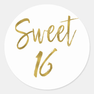 甘い16 Sweet sixteen ラウンドシール