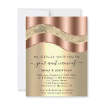 甘い16tブライダルシャワーQRコードバラ銅金ゴールド