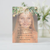 甘い16thフォトフラワーズ金ゴールドスパークガーリー 招待状 (スタンド正面)