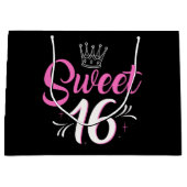 甘い16th誕生日パーティー ラージペーパーバッグ (正面)