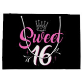 甘い16th誕生日パーティー ラージペーパーバッグ (裏面)