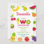 甘い2年間の招待、フルーツパーティの招待状 招待状 (正面)