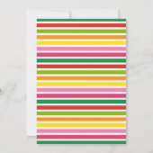 甘い2歳の招待状、フルーツパーティーの招待 招待状 (裏面)