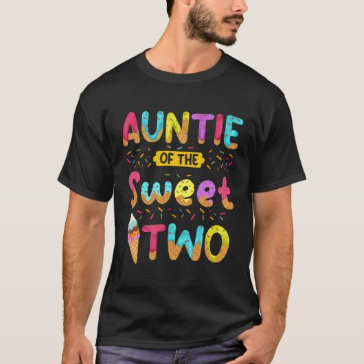 甘い2番目のアイスクリームピーの叔母 Tシャツ (正面)