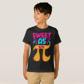 甘い3.14パイおもしろいパイ日Math先生男の子G Tシャツ (正面フル)
