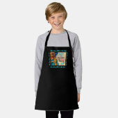 甘い5つの味のエプロンヴィンテージ声 エプロン (着用した状態)