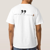 甘い？さつまいも Tシャツ (裏面)