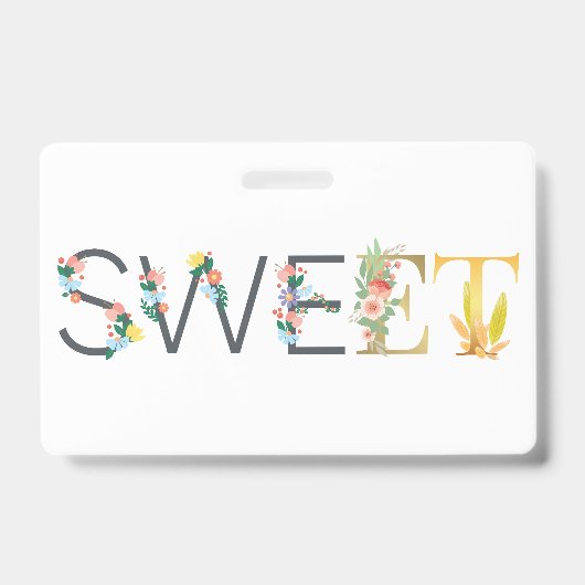 甘い バッジ (正面)