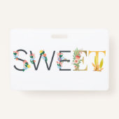 甘い バッジ (正面)