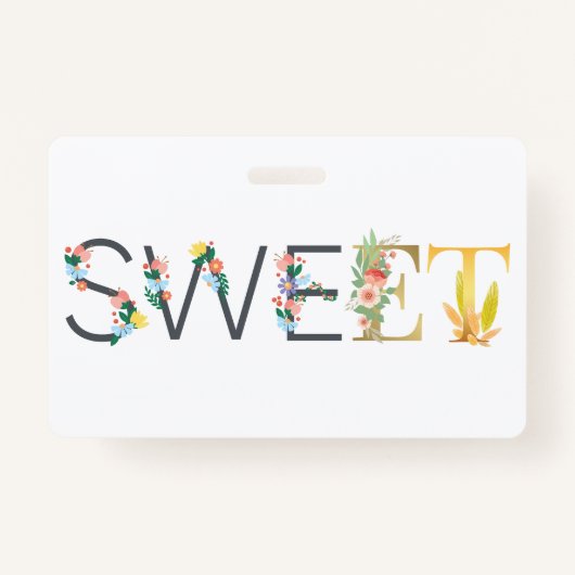 甘い バッジ (正面)