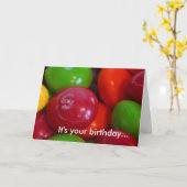 "甘い"バースデー・カード カード (黄色い花)