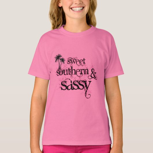 甘い、南部とサッシー Tシャツ (正面)