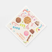 甘い…子供の誕生日 スタンダードランチョンナプキン (角)