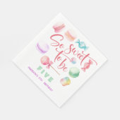 甘い…子供の誕生日 スタンダードランチョンナプキン (角)