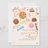 甘い…子供の誕生日 招待状 (正面)