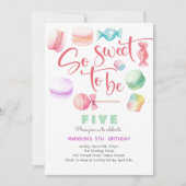 甘い…子供の誕生日 招待状 (正面)