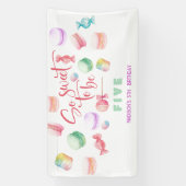 甘い…子供の誕生日 横断幕 (縦)