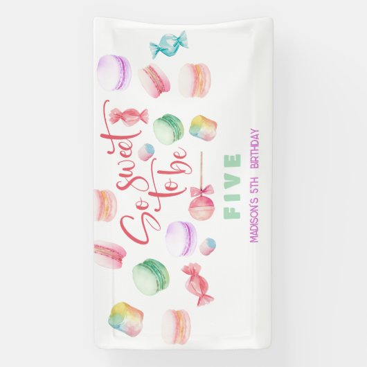 甘い…子供の誕生日 横断幕 (縦)