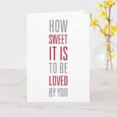 "甘い"愛挨拶状かいかに カード (黄色い花)