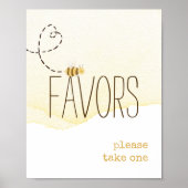 甘い（昆虫）マルハナバチマママビーベイビーシャワーの好意 ポスター (正面)