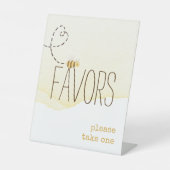 甘い（昆虫）マルハナバチマママビーベイビーシャワーの好意 台座サイン (正面)