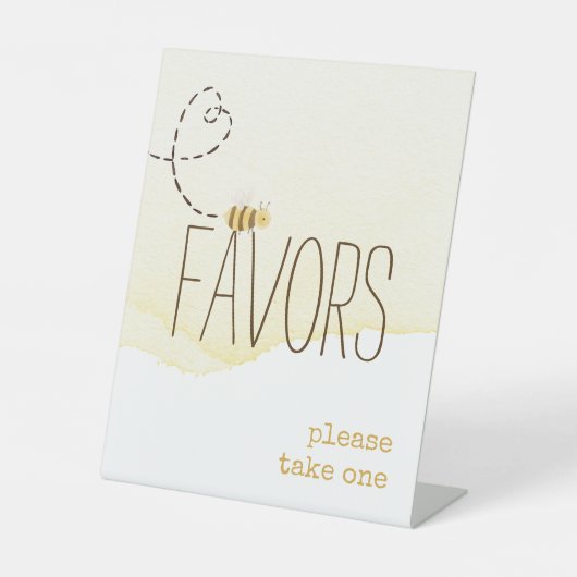 甘い(昆虫)マルハナバチマママビーベイビーシャワーの好意 台座サイン (正面)