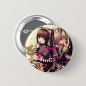 甘い 缶バッジ (正面&裏面)