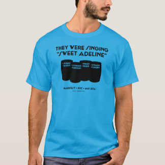 "甘いAdeline"のユニセックスなティー(ティール（緑がかった色）) Tシャツ