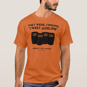 "甘いAdeline"のユニセックスなティー(テキサス州のオレンジ) Tシャツ