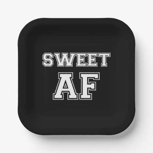 甘いAF ペーパープレート (正面)