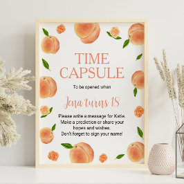 甘いAs A Peach誕生日タイムカプセルポスター ポスター