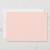 甘いAs A Peach Girl最初の誕生日写真 招待状 (裏面)