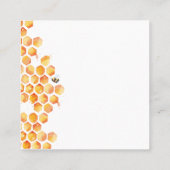 甘いAs Can Beeおむつラッフルゲームカード スクエア名刺 (裏面)