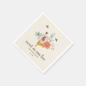 甘いAs Can Beeハニカムベイビーフローラ スタンダードカクテルナプキン (角)