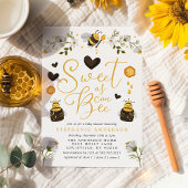 甘いAs Can Beeハニカム(昆虫)マルハナバチベビーシャワー 招待状