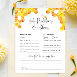 甘いAs Can Bee赤ちゃんシャワー予測アドバイス