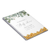 甘いAs Can Bee Greenery赤ちゃんシャワーGuest Book ノートブック (右側)